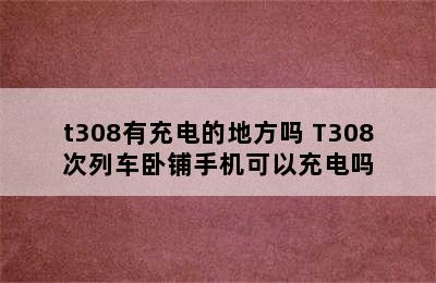 t308有充电的地方吗 T308次列车卧铺手机可以充电吗